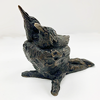 Mark Rossi Cast Bronze Sculpture - Two Hummingbirds