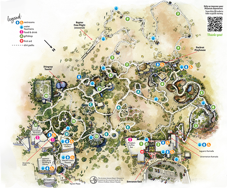 Map of the grounds