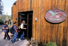 Hummingbird aviary entrance photo