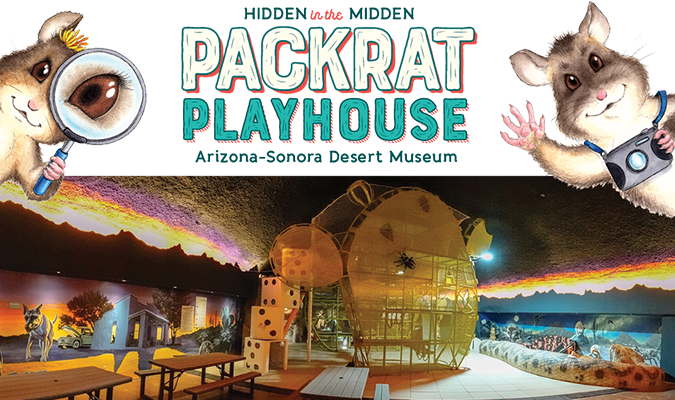 Hidden in the Midden - Packrat Playhouse - explore daily from 10 am to 4 pm