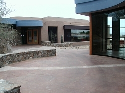 A view of the Taylor Plaza