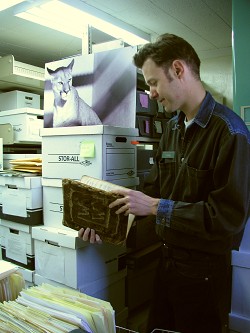 Bill Ascarza in the archives