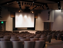 Seating in the Warden Oasis Theater