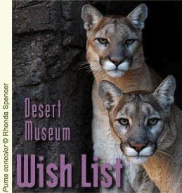 Desert museum Wish List