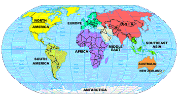 Printable World   Kids on World Map