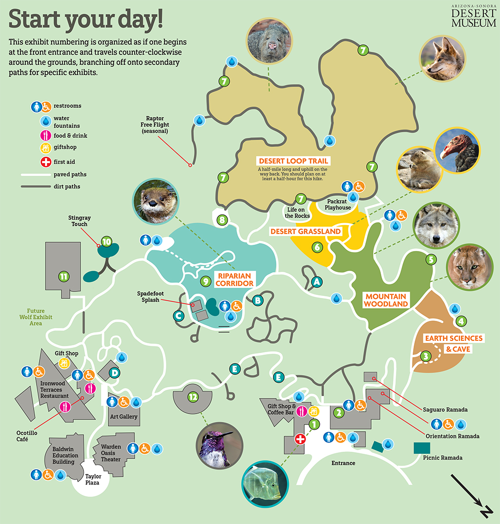 Map of the grounds