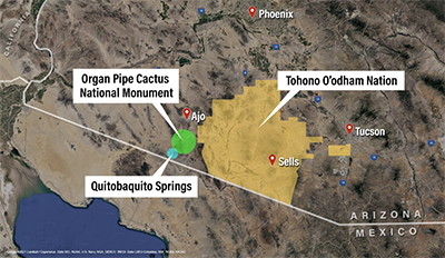 Range Map for Sonoyta Mud Turtle