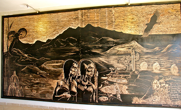 Pinacate Biosphere Reserve Schuk Toak Visitor Center mural project